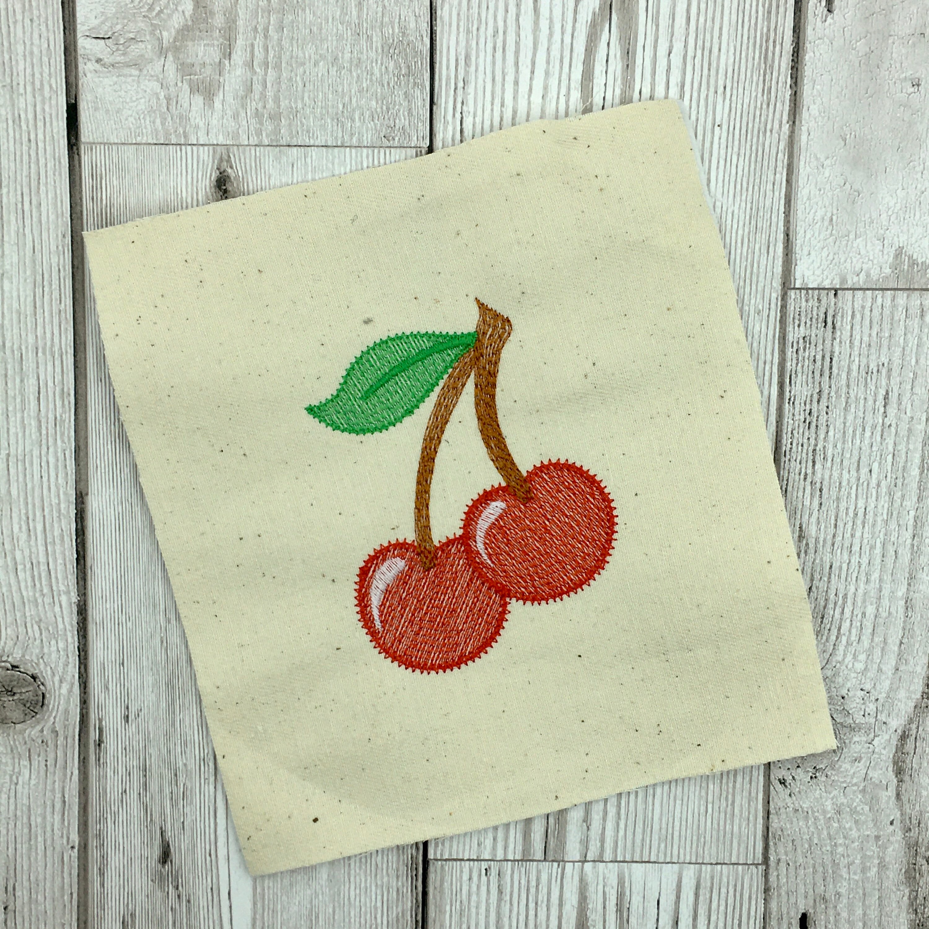 Cherries Sketch Embroidery Design - Etsy