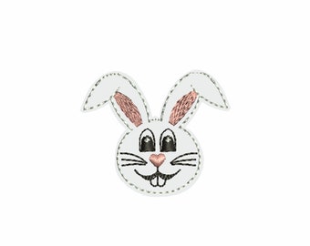 Bunny feltie design. Machine embroidery design