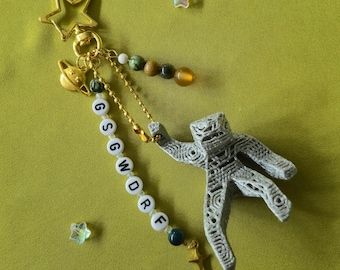 Project Hail Mary 'Xenonite' Grace bag charm - handmade charm Gift for Movie Fans