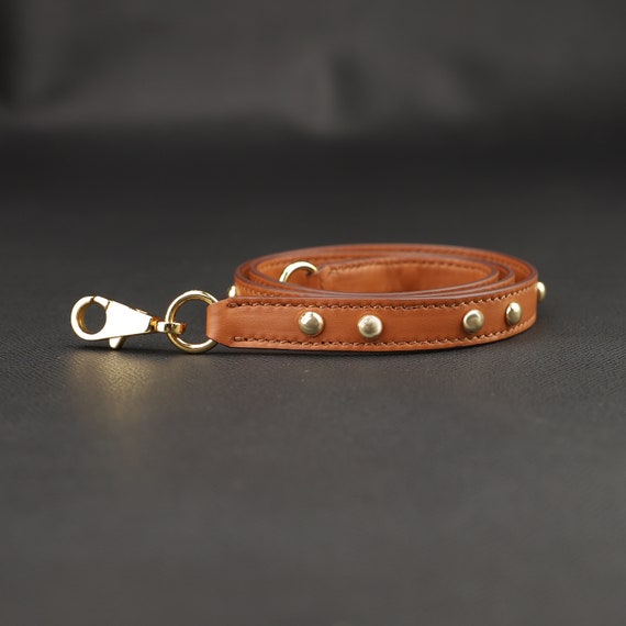 16mm Swift Leather Mini Strap Dog Round Kelly Bag Strap