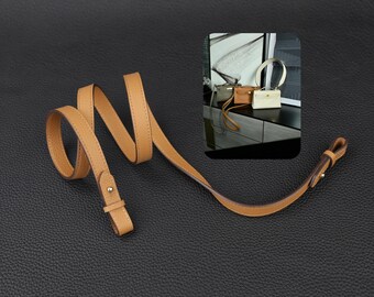 1.5cm width Swift leather Shoulder strap for Kelly pochette bag, bag strap for Kelly pochette bag,Togo leather bag for Evelyne bag