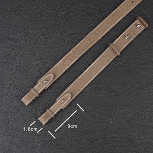 3.0cm width Togo leather lindy bag strap,Celemence leather shoulder strap for Lindy bag,Fit in picotin bag and Evelyne bag zdjęcie 5