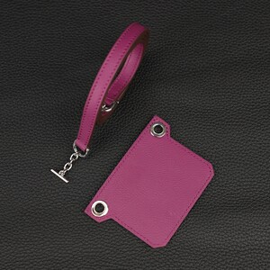 Evercolor leather wallet strap for constance slim wallet, Evercolor shoulder strap for Constance roulis wallet,fit constance slim and roulis zdjęcie 4