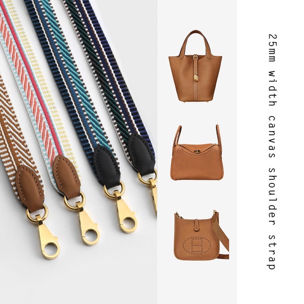 25mm wide cavale shoulder strap for picotin bag and evelyn bag, for lindy bag and for herbag shoulder strap