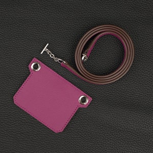 Evercolor leather wallet strap for constance slim wallet, Evercolor shoulder strap for Constance roulis wallet,fit constance slim and roulis zdjęcie 8