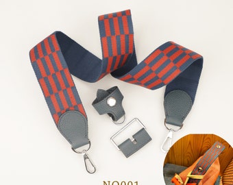 2024 new colours Handmade The leather and Cavas shoulder strap conneter for Canvas 'Bride-a-Brac' Case,Bag strap for Bride-a-brac Toile Case