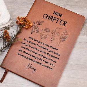 Personalized Retirement Journal Custom Name Leather Notebook Keepsake Gift for Retiree