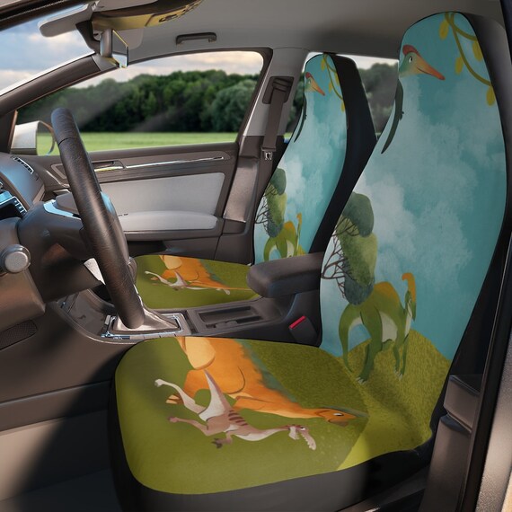Funny Cartoon Dino Family Universal Car Seat Covers Seat Cover for SUV Car Custom Seat Protector Gift Etsy