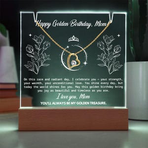 Cadeau d&#39;anniversaire en or pour maman, cadeau d&#39;anniversaire en or pour maman, cadeau d&#39;anniversaire en or pour maman, cadeau spécial pour maman, surprise d&#39;anniversaire en or d&#39;une mère