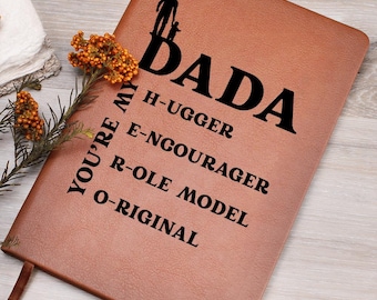 Cadeau premier papa d'enfants, premier cadeau de fête des pères, journal en cuir de fille, cadeau attentionné de femme, journal personnalisé de papa