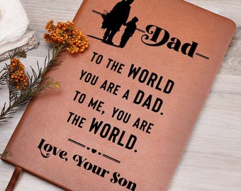 Cadeaux papa et fils, cadeau personnalisé pour la fête des pères par les enfants, cadeau sentimental pour la fête des pères ou cahier de Noël pour papa