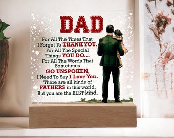Birthday Gifts for Dad From Daughter, Christmas Gifts From Daughter to Dad, Father Daughter Fathers Day Gift, Present From Daughter to Daddy