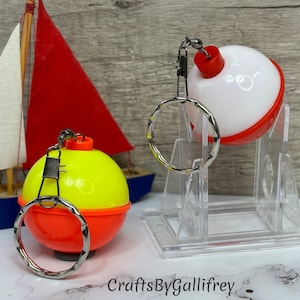 Custom Floating Fishing Bobber Keychain | Boat & Lake House Keychain | Boyfriend Gifts | Fishing Gifts