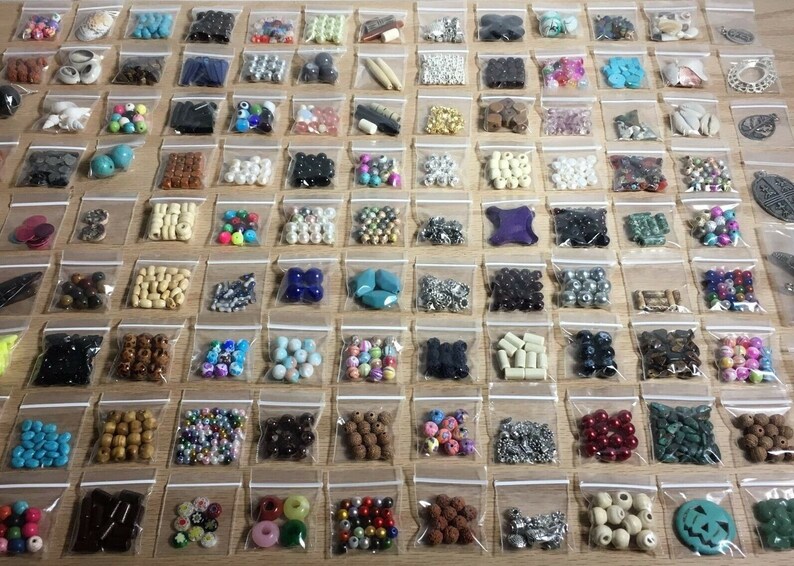 Large Assorted Bead Lot New Jewelry Making Supplies Mixed Etsy