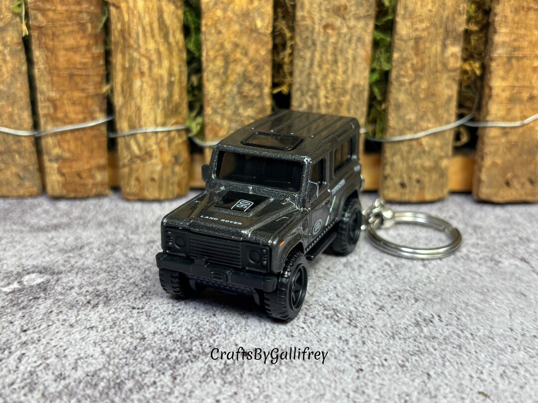 Defender Custom Gift Land Rover Defender 90 Hot Wheels Keychain - Personalized Car Lover ...