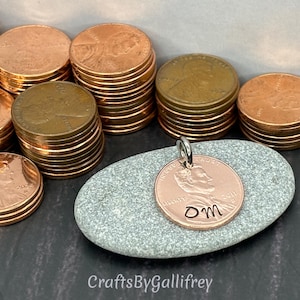 Personalized Lucky Penny Charm – Choose Year | Custom Coin Gift for Anniversary, Couples, Birthday & Meaningful Milestones