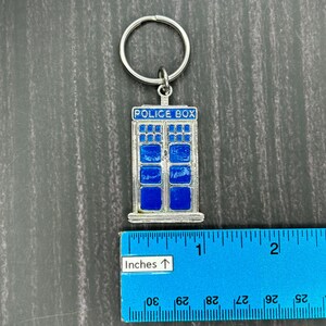 Doctor Who Inspired Tardis Keychain, Police Box Time Machine Keychain ...