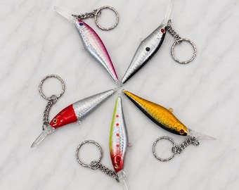 Fishing Lure Keychain - Choose Your Style | Personalized Gift for Fisherman