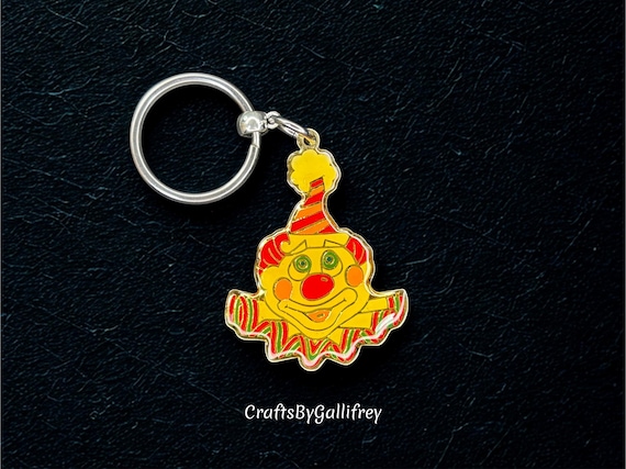 Vintage Las Vegas Clown Keychain: Personalized Circus Circus Hotel