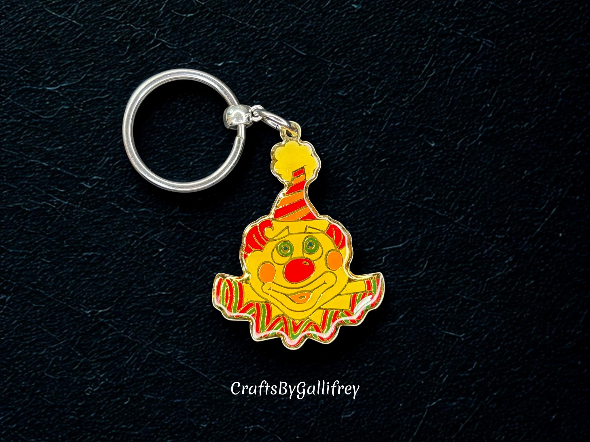 Vintage Las Vegas Clown Keychain: Personalized Circus Circus Hotel