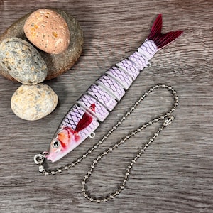 Fishing Lure Light Pull Chain • Outdoorsy Ceiling Fan Pull • Lake House Decor