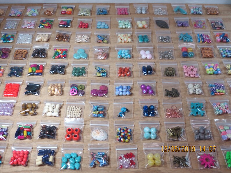 Large Bead Kit for Kids Bracelet and Jewelry Making Supplies Etsy