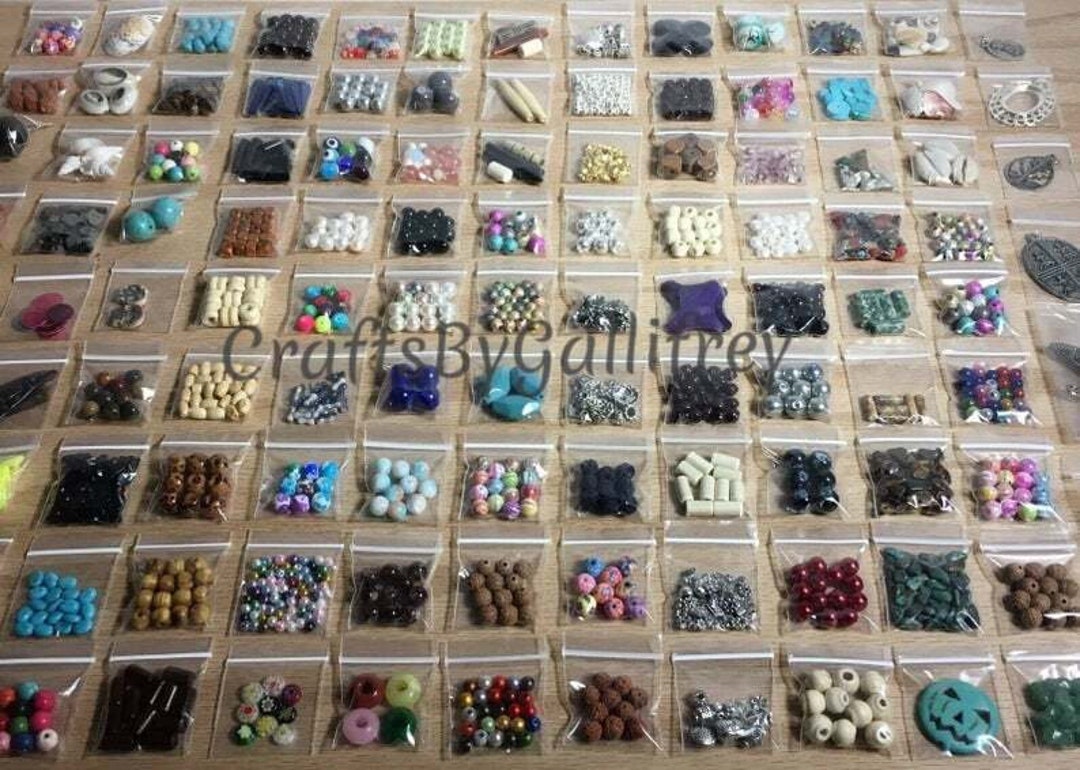 Large Lot of New Beads for Making Jewelry Mixed and Assorted Loose