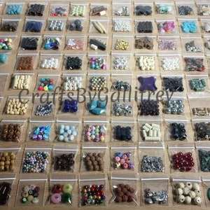 Large Lot of New Beads for Making Jewelry | Mixed and Assorted Loose Beads | Jewelry Making Supplies | Craft Supplies | Bead Soup