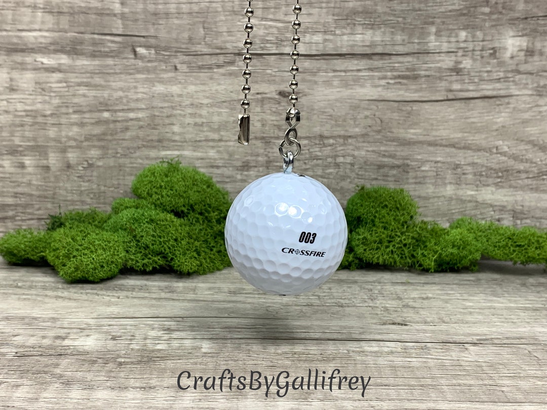 Real Golf Ball Ceiling Fan Pull Golf Pull Chain Golf Ball Light Pull