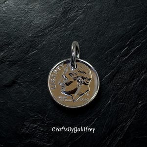 10th Anniversary Dime Coin Charm - Pick the Year: Personalized 10 Year & Milestone Gifts