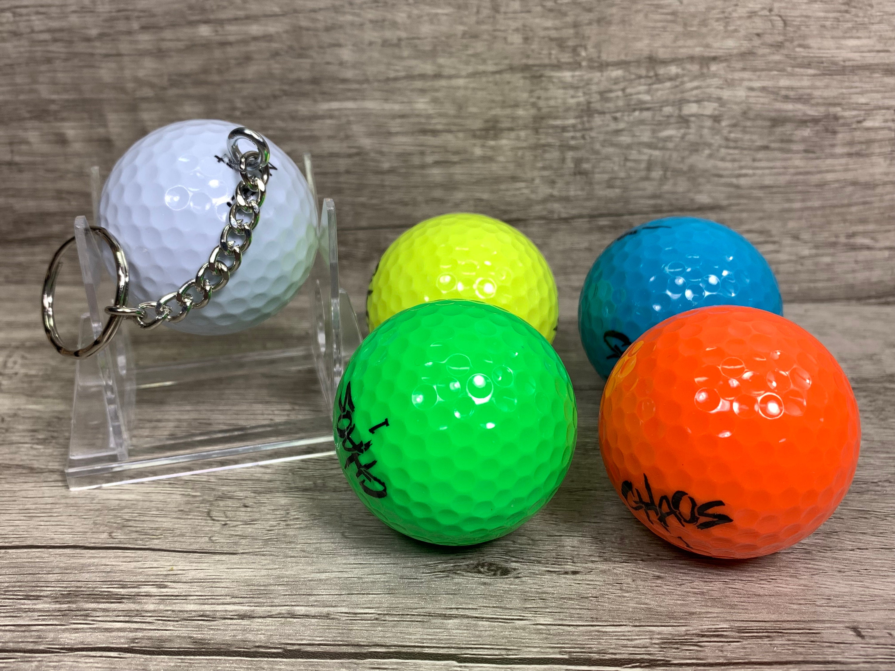 Golf Ball Keychain - Etsy Golf Ball Keychain - Etsy