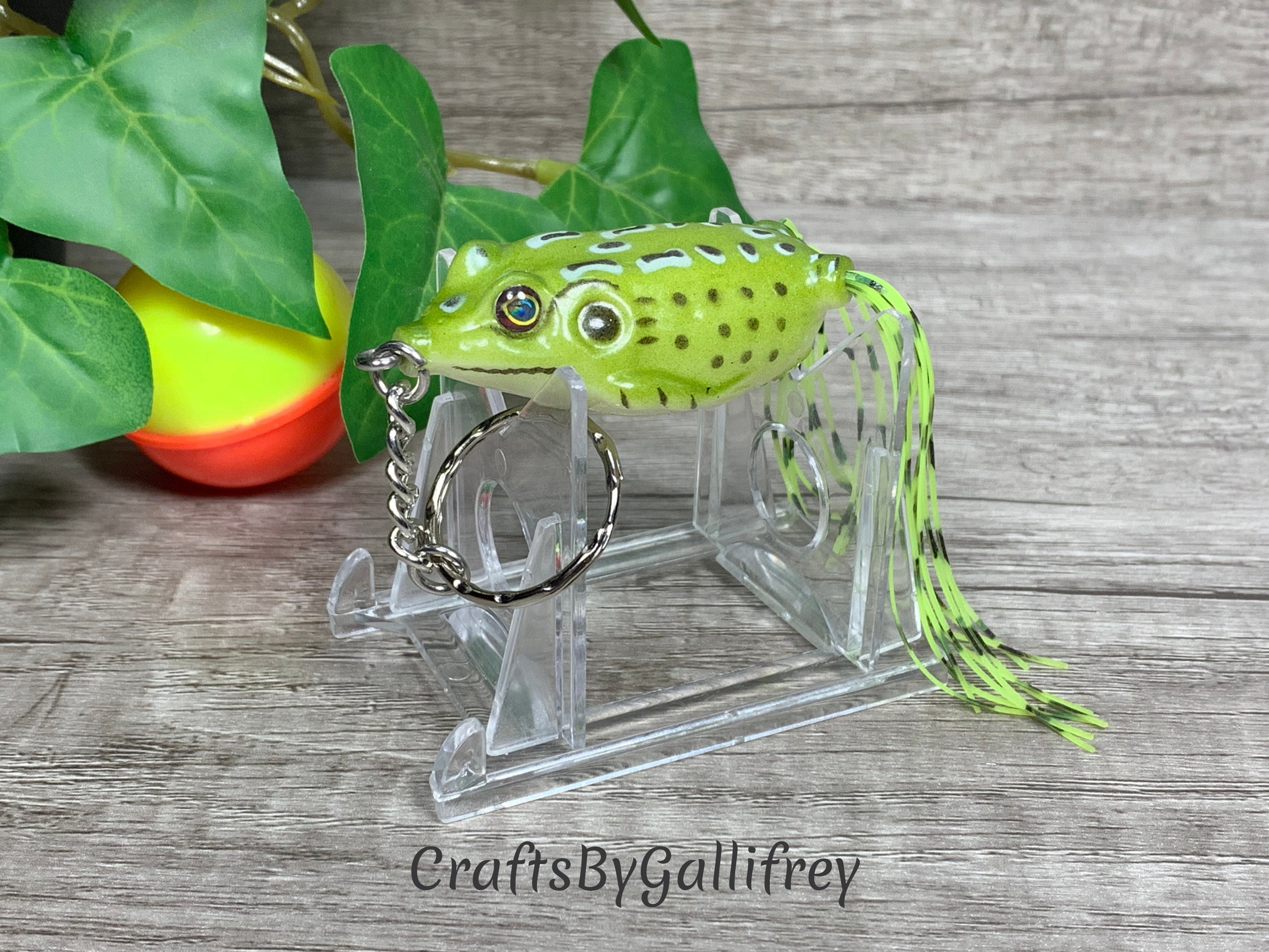 Frog Fishing Lure Keychain Multiplie Colors Fishing & Boat Keys