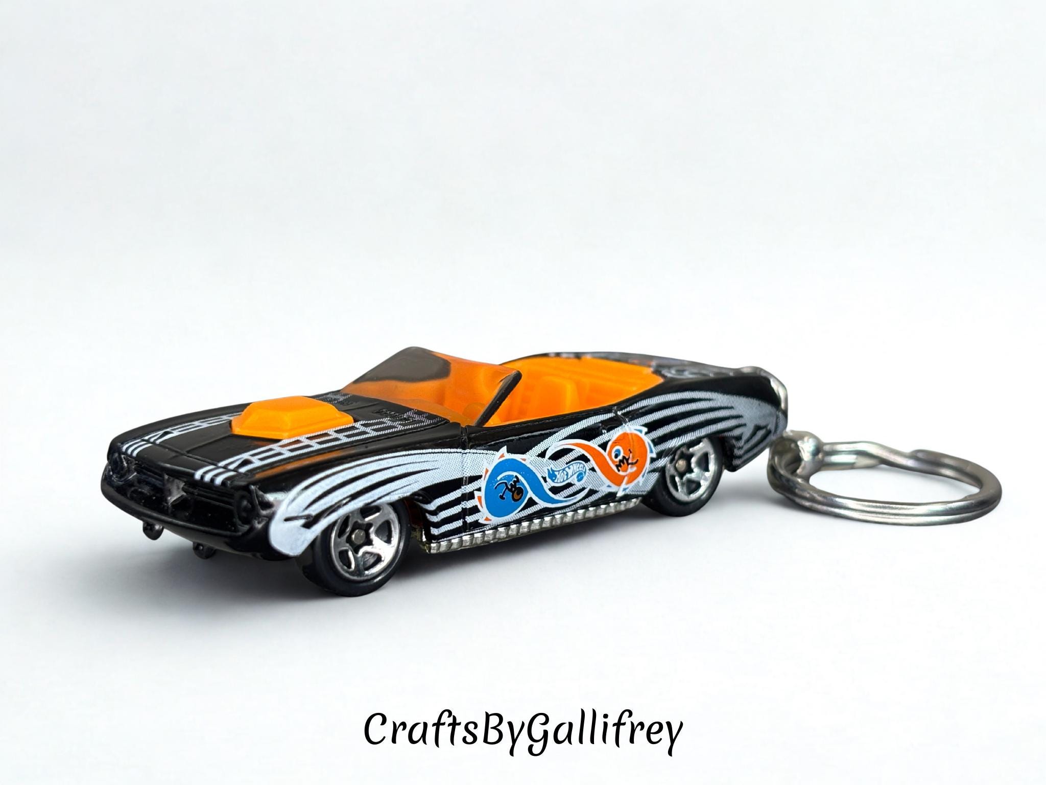 1970 Plymouth Barracuda Keychain | Hot Wheels Die-cast Zipper Pull & Backpack Accessory