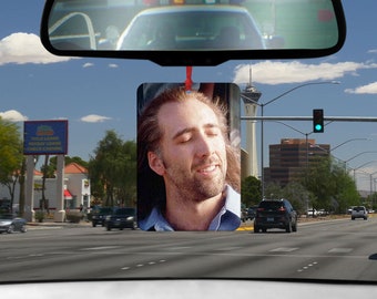 Nicolas Cage Long Hair Convict Flesh Coloured Car Air Freshener Pendant For Rear View Mirror Onetruegod Reddit You Don't Say