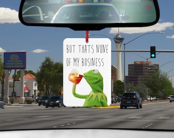 But That S None Of My Business Text Kermit Green Frog Mild Etsy
