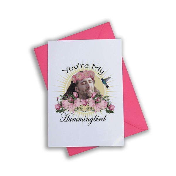 Nicolas Cage Card - Etsy