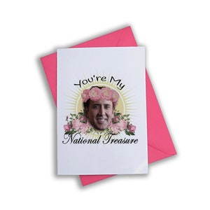 Nicolas Nic Cage You're My Hummingbird National Treasure Lustig Grußkarte Geburtstag Weihnachten Weihnachten Valentinstag Valentinstag Vater Mutter Tag
