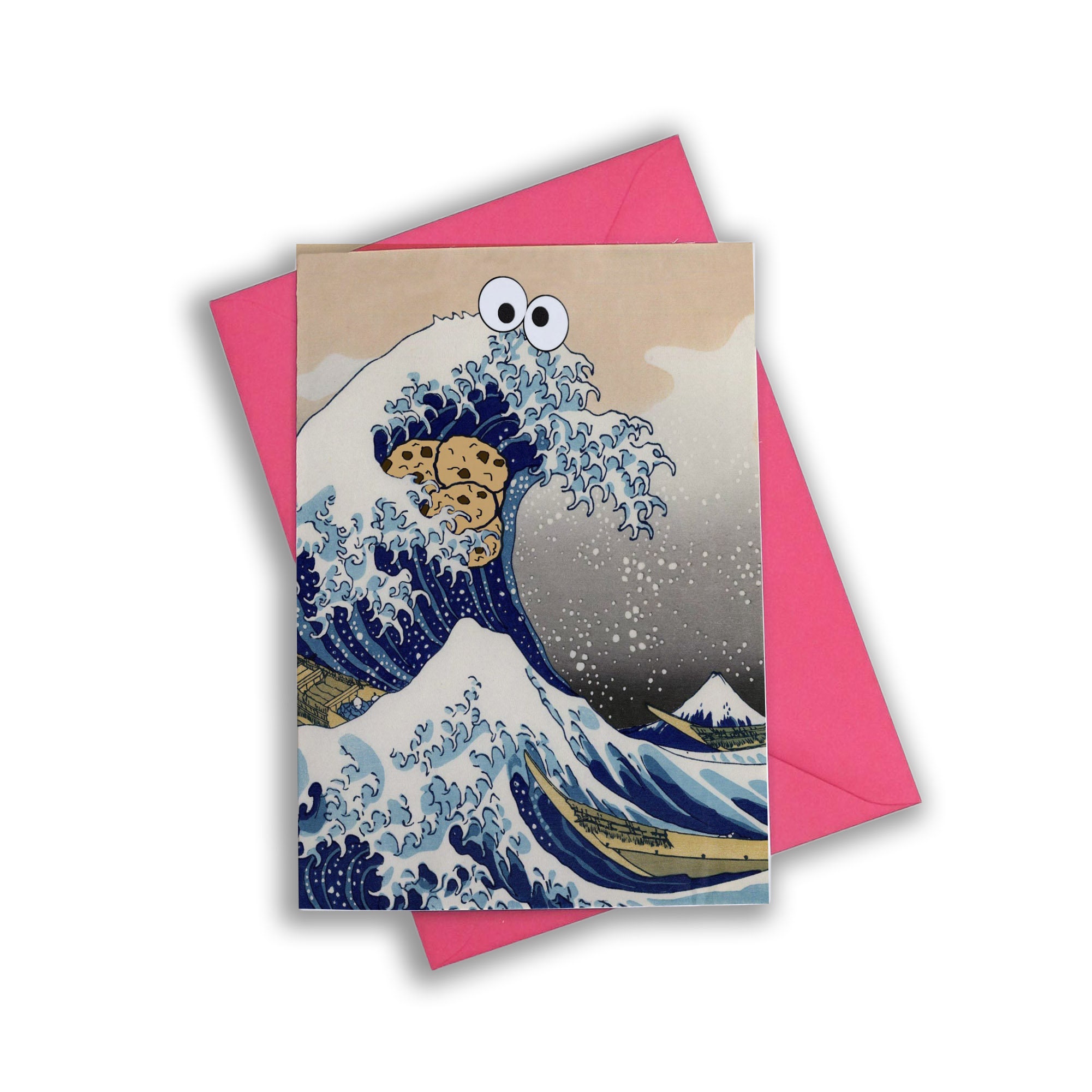 The Great Wave off Kanagawa Biscuit Cartoon Asian Art Funny - Etsy The Great Wave off Kanagawa Biscuit Cartoon Asian Art Funny - Etsy