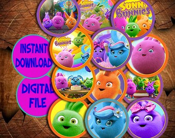 Digital Printable Sunny Bunnies Theme Birthday Party Kit Etsy