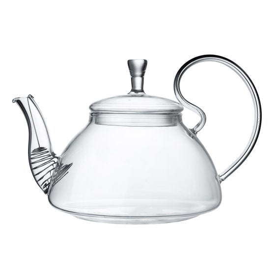 Blown Glass Teapot With Spring Filter 600 Ml 21 Fl Oz/ 800 Ml 28 Fl Oz  Christmas Gift Idea Christmas Gifts Ideas 