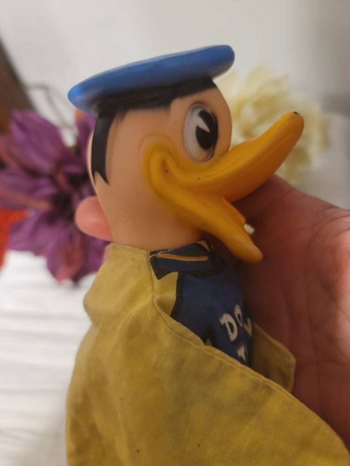 Vintage 196070s Donald Duck Hand Puppet Etsy