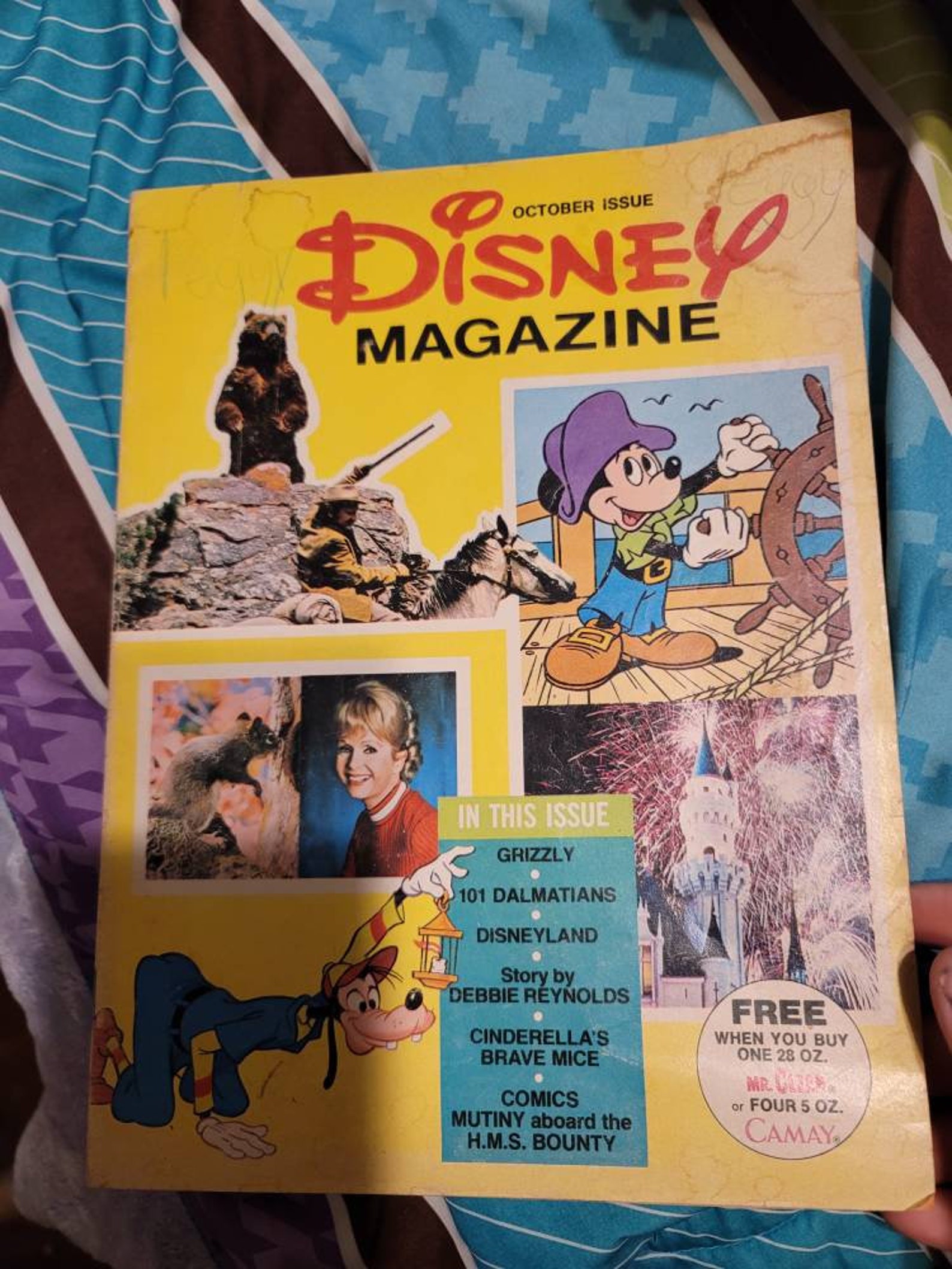 Vintage 1976 Disney Magazine October Issue Etsy