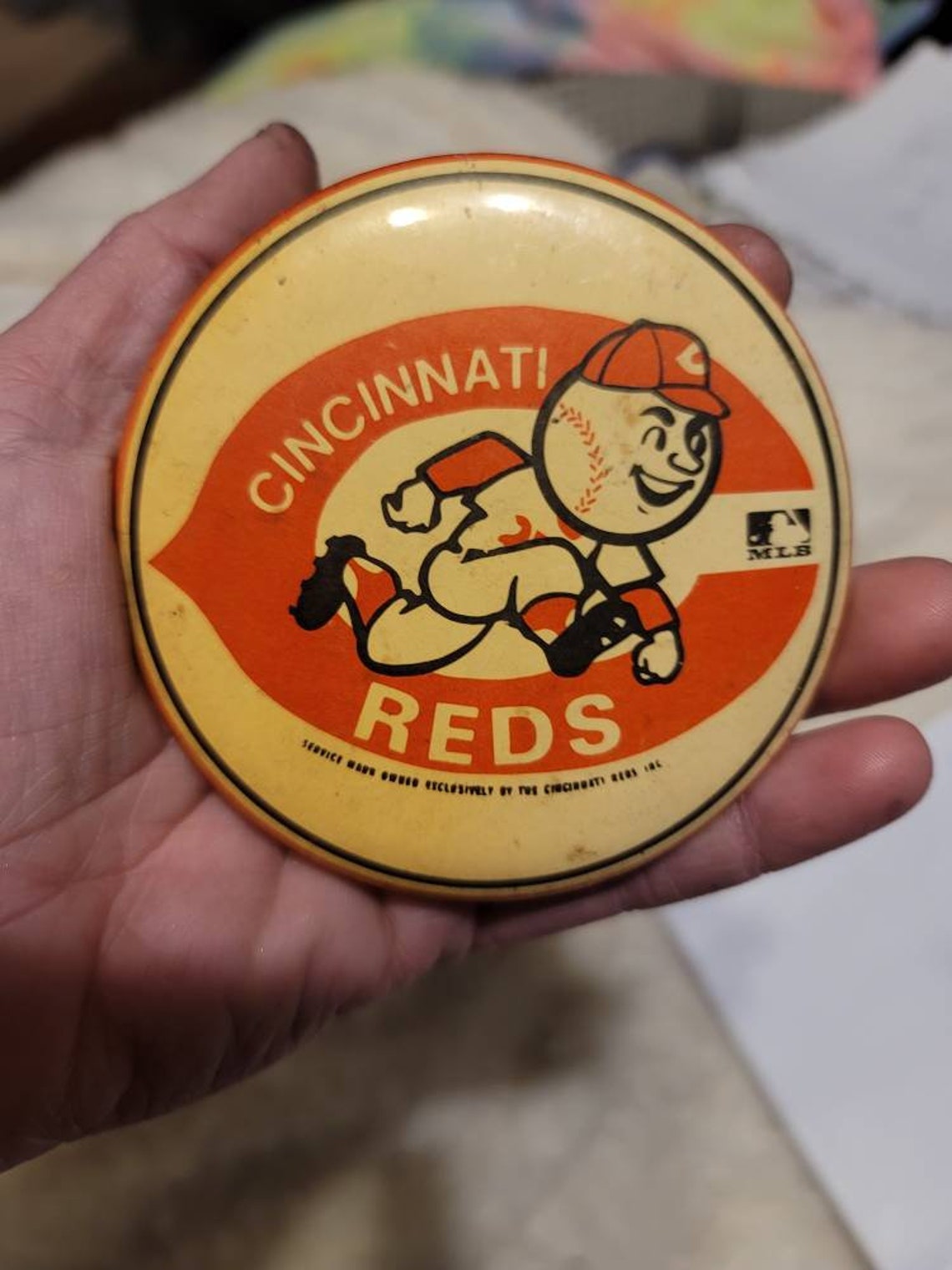 Vintage Cincinnati Reds Baseball Pin Etsy