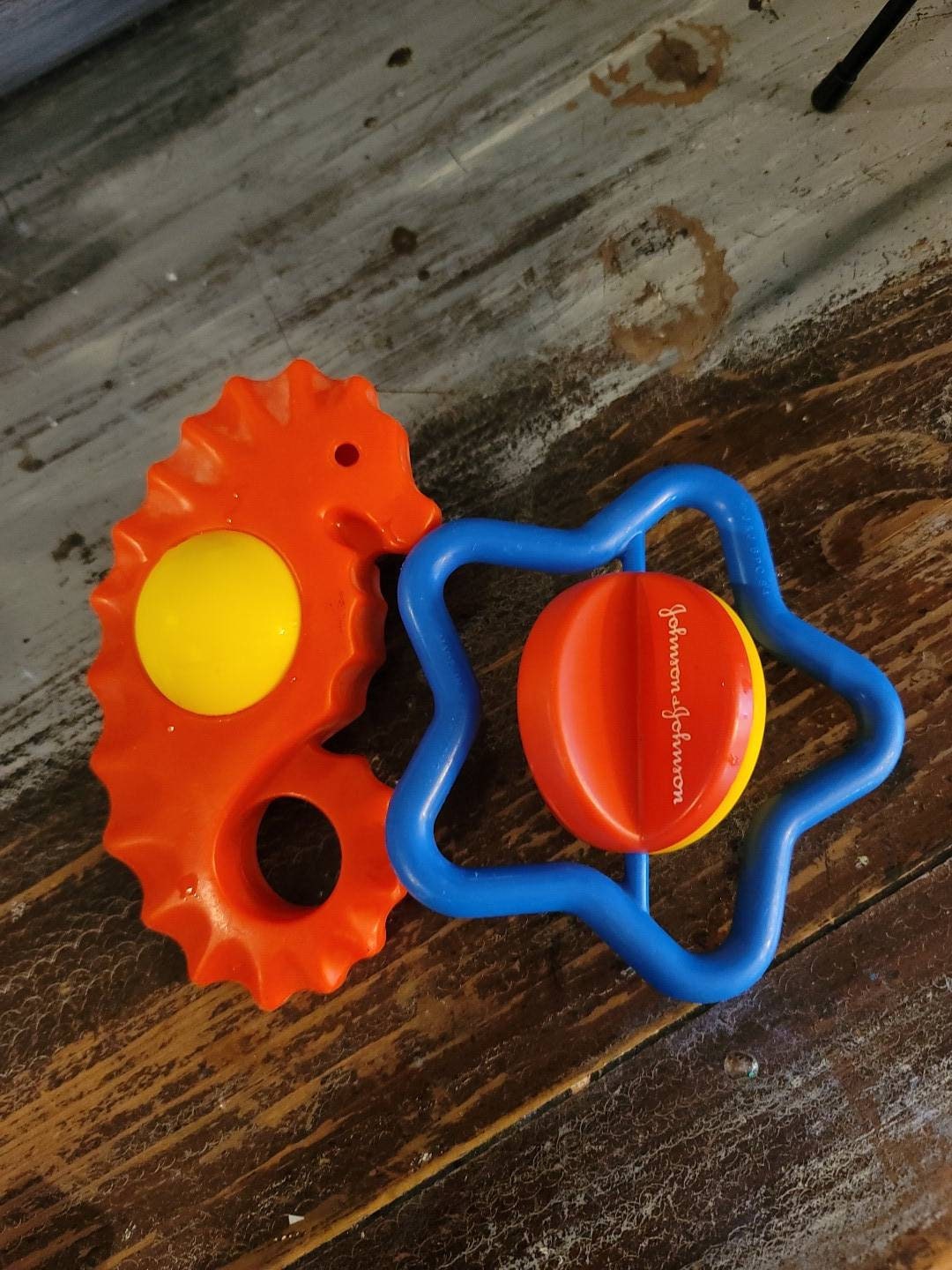 2 vintage baby rattles Etsy