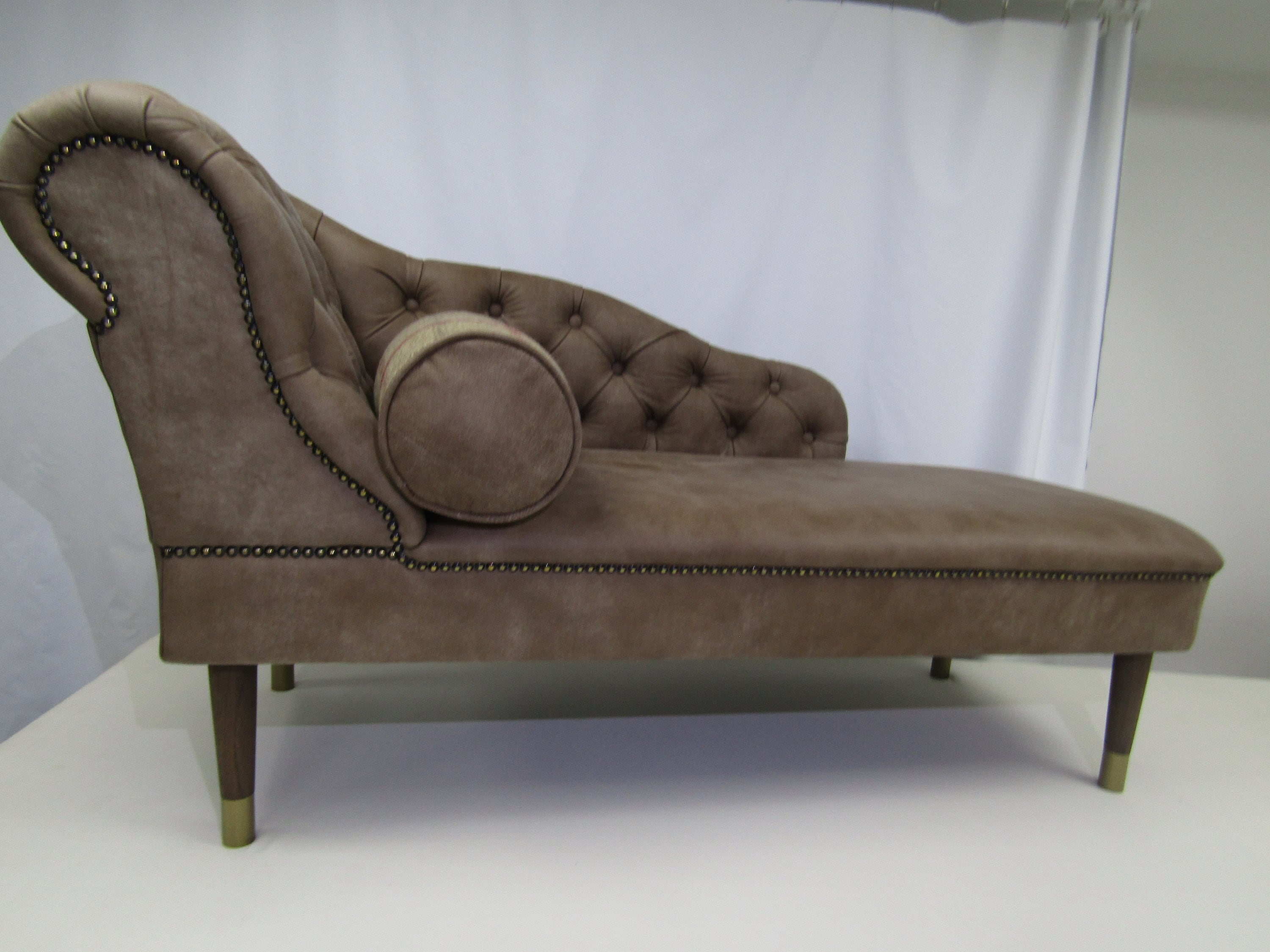 Leather Chaise Longue with Free Bolster Etsy
