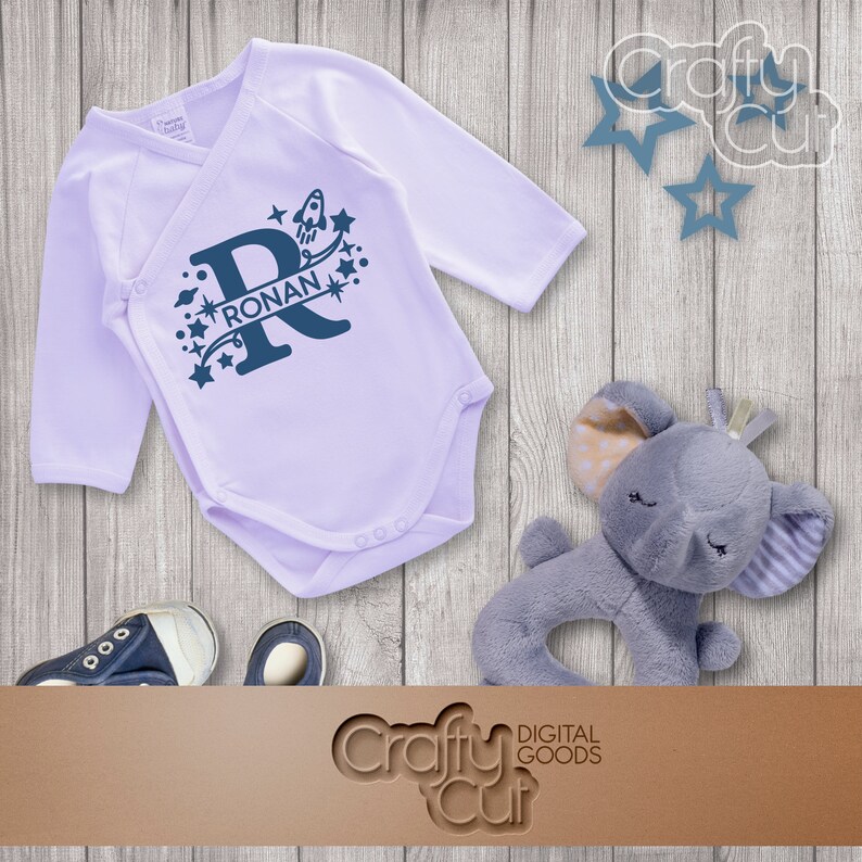 Download Baby Name Split Monograms 26 Letters SVG files for Laser ...