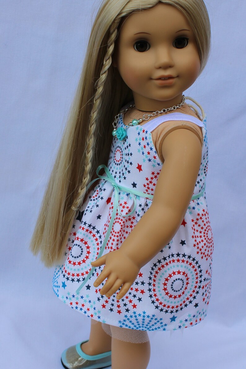 Handmade 18 Doll Clothes3 Piece Red White Blue and Etsy