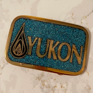 Vintage YUKON Belt Buckle | Dyna Buckle | Provo Utah | Solid Brass