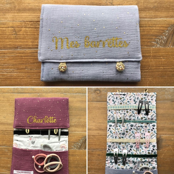 Pochettes à barrettes