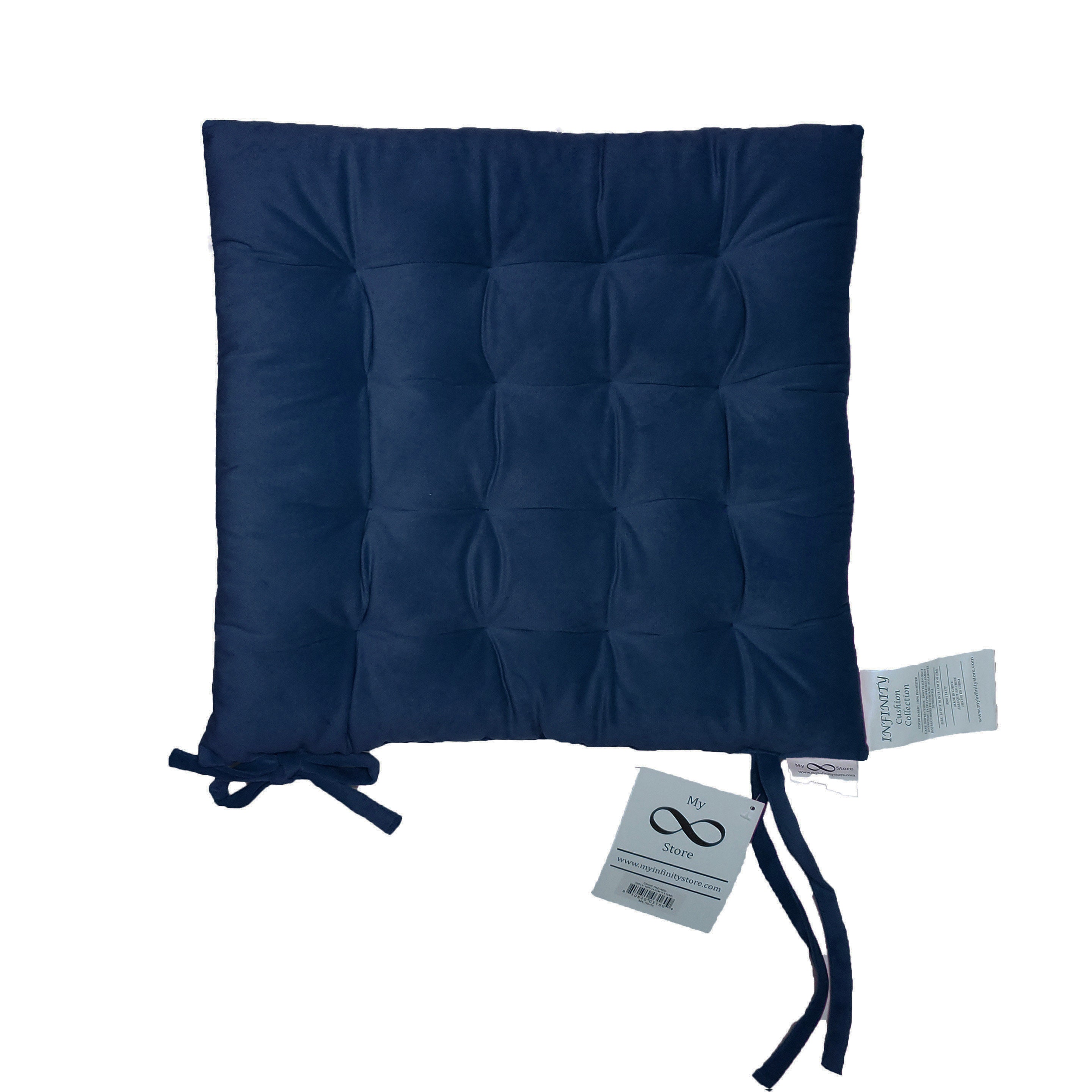 Memory Foam Indoor/Outdoor Chair Pad Cushion The Twillery Co. Fabric: Navy